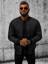 Moška jakna črna OZONEE JS/AK95Z