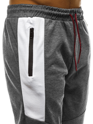 Moške športne hlače grafitne OZONEE JS/JZ11011