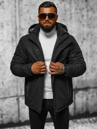 Moška jakna črna OZONEE JS/22M321/392