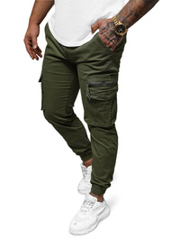 Moške Hlače Chino Jogger Zelene OZONEE NB/MP0201MV