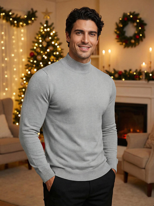 Moški pulover siva OZONEE V/V24503Z