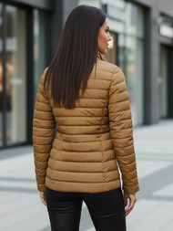 Ženska jakna temno bež OZONEE JS/16M9109/84Z