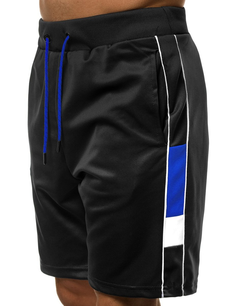 Moške kratke hlače črne OZONEE JS/KK300171