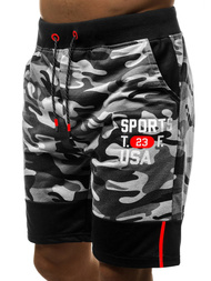 Moške kratke hlače sive OZONEE JS/KK300158