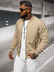 Moška prehodna jakna bež OZONEE O/7701