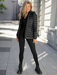 Ženska jakna črna OZONEE JS/16M9101/392Z