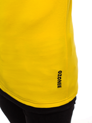 Moška majica s kapuco rumena OZONEE O/1273Z