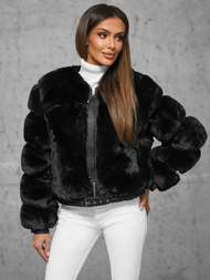 Ženska jakna črna OZONEE JS/11Z8080