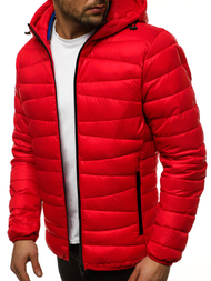 Moška prehodna jakna rdeča OZONEE JB/JP1139