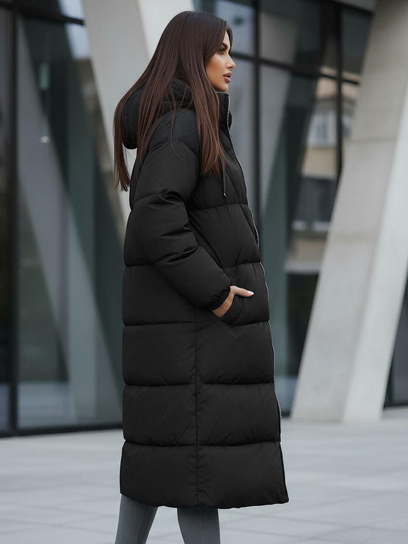 Ženska jakna črna OZONEE JS/5M3163/392Z