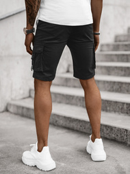 Moške Kratke Hlače Chino Črne OZONEE T/BB70009/1