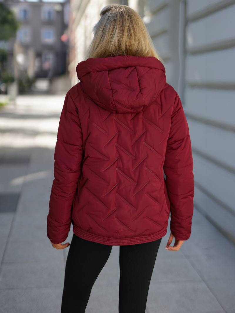 Ženska jakna bordo OZONEE JS/16M9300/06