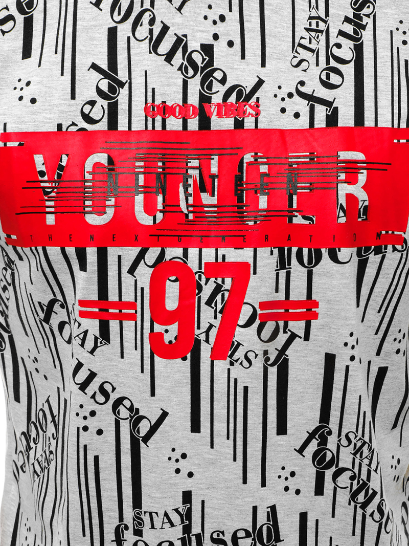 Moška majica siva OZONEE JS/KS1993Z