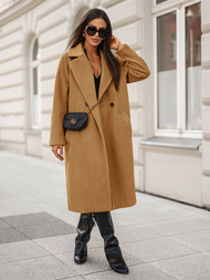 Ženski plašč camel OZONEE JS/11Z8161