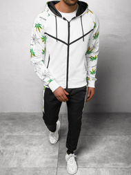 Moška trenirka bela OZONEE O/HM703Z