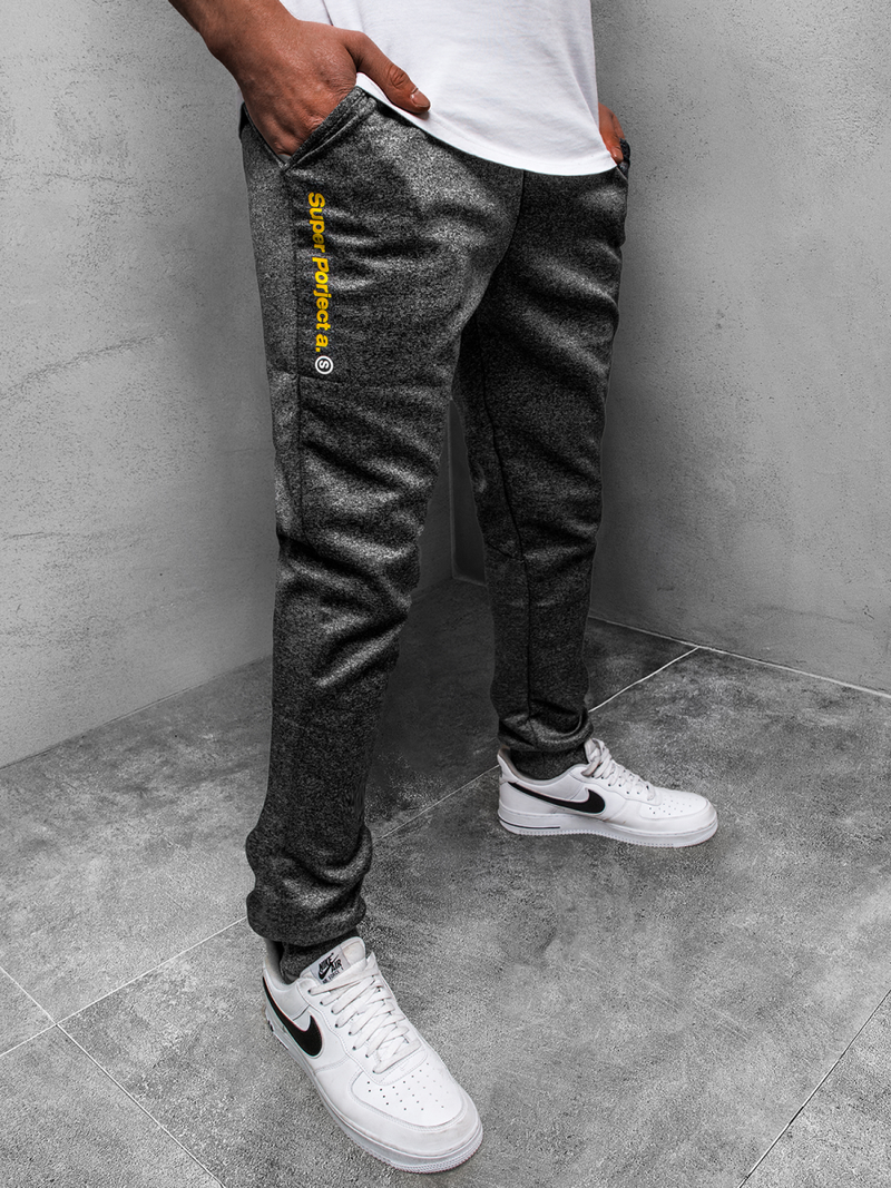 Moške športne hlače grafitne OZONEE JS/AM126Z