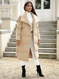 Ženska zimska jakna bež OZONEE JS/M737/62Z