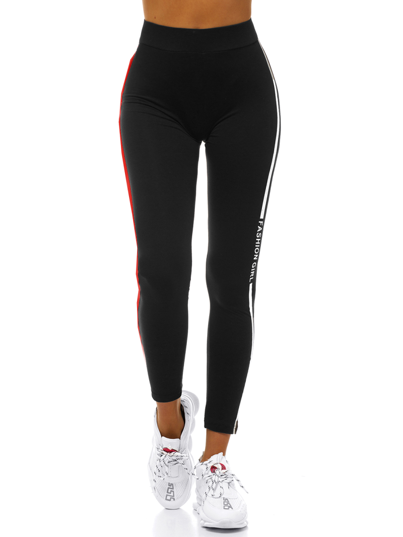 Ženske pajkice črno-rdeče OZONEE O/82337