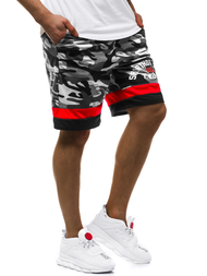 Moške kratke hlače sive OZONEE JS/KK300152