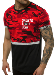 Moška majica rdeča OZONEE JS/SS10982