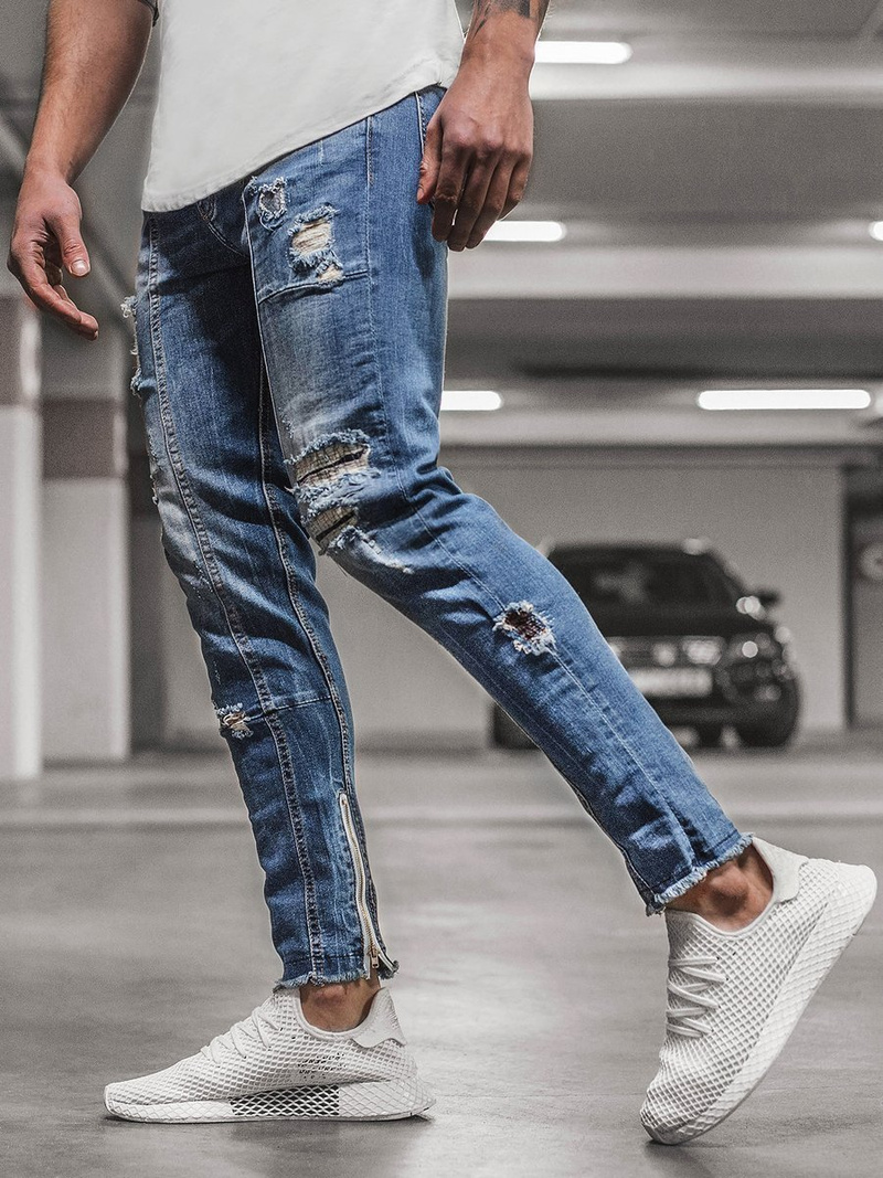 Moške kavbojke modre OZONEE G/1085