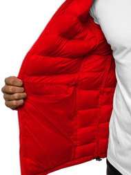 Moška prehodna jakna rdeča/2 OZONEE JB/JP1111