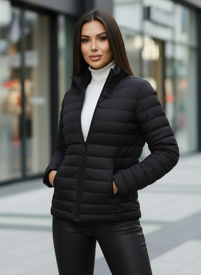 Ženska jakna črna OZONEE JS/16M9109/392Z