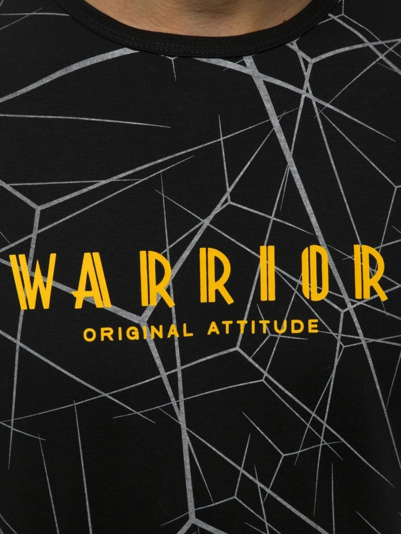 Moška majica črna OZONEE JS/SS10935Z