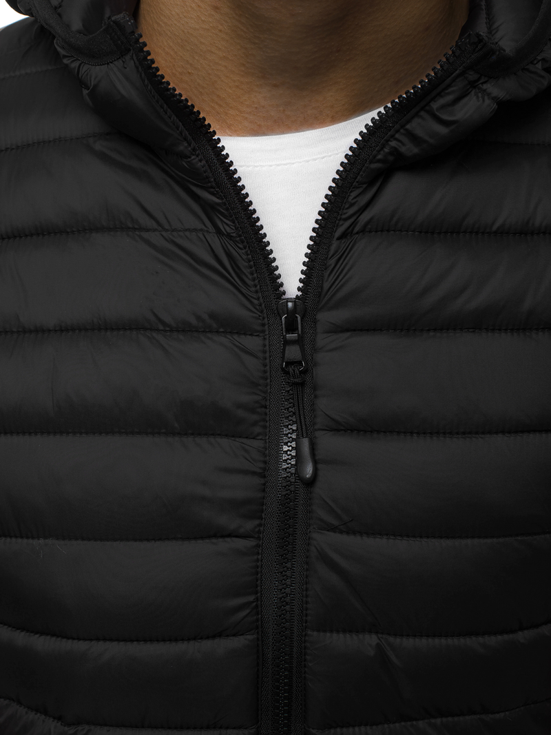 Moška prehodna jakna črna OZONEE JS/LY35