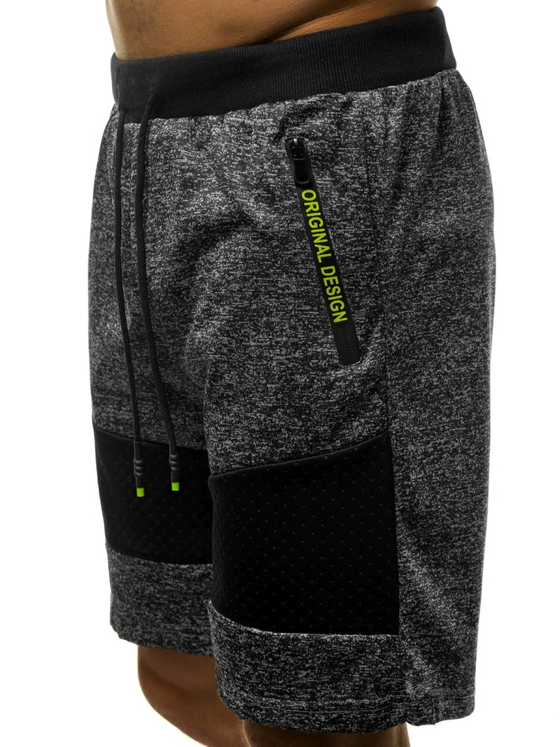 Moške kratke hlače grafitne OZONEE JS/KS2511