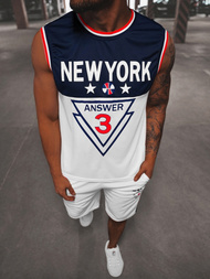 Moški košarkarski komplet beli OZONEE JS/68C10169Z