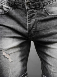 Moške Kratke Jeans Hlače Črne OZONEE NB/MP0044N