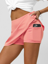 Športno krilo z pajkicami praškasto roza OZONEE JS/17K568/37