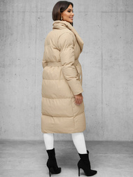 Ženska zimska jakna bež OZONEE JS/M737/62Z