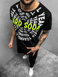 Moška majica črna OZONEE JS/KS1948Z