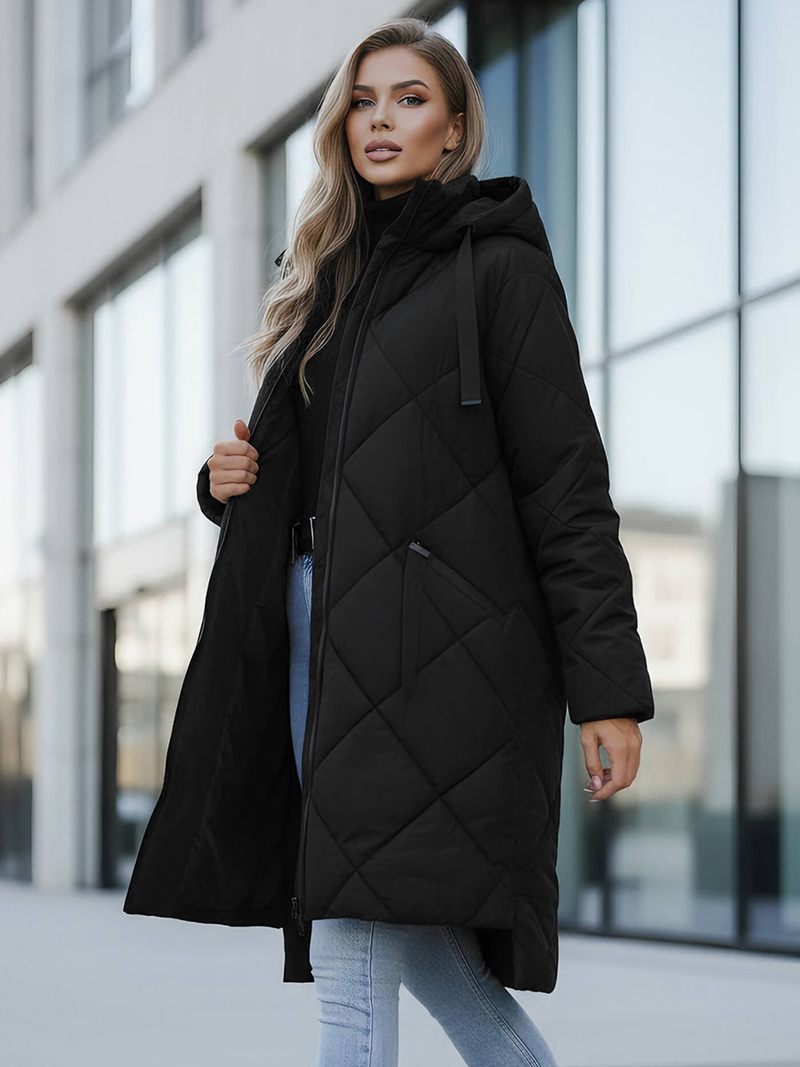 Ženska jakna črna OZONEE JS/5M3168/392Z