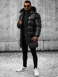 Moška zimska jakna črna OZONEE O/M800Z