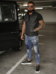 Moški brezrokavnik črni OZONEE JS/16M9333/392BZ