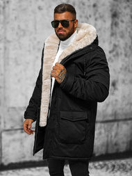 Moška zimska jakna črna OZONEE JS/5M120/392