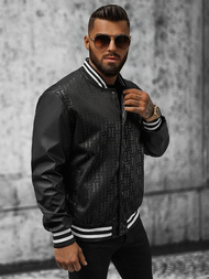 Moška prehodna bomber jakna črna OZONEE O/3A172