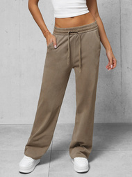 Ženske kavbojke temno-bež OZONEE O/330098