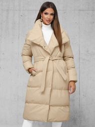 Ženska zimska jakna bež OZONEE JS/M737/62Z