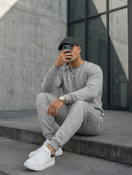 Moška trenirka siva OZONEE JS/68C10380/2Z