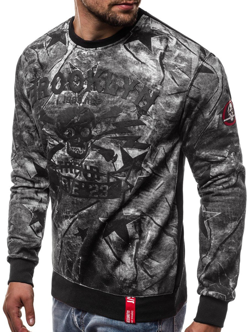 Moška jopa siva OZONEE JS/DD250Z