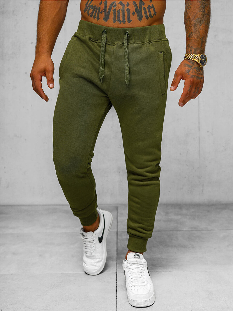 Moške športne hlače kaki OZONEE JS/XW01Z