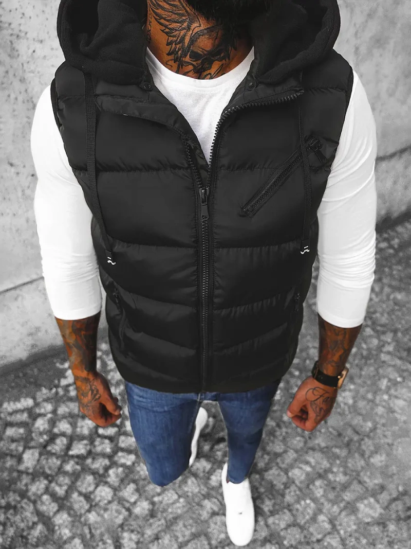 Moški brezrokavnik črni OZONEE N/7126