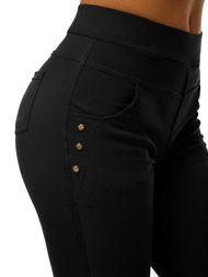 Ženske kratke pajkice črne OZONEE JS/1041/A1