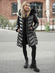 Ženska jakna črni OZONEE JS/16M9100/392Z