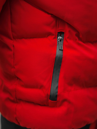 Moška zimska jakna rdeča OZONEE O/M798