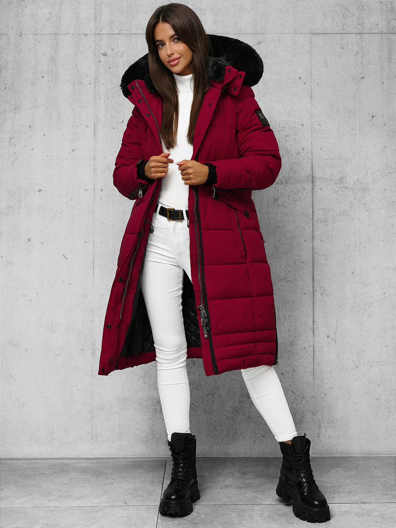 Ženska jakna bordo OZONEE O/W377